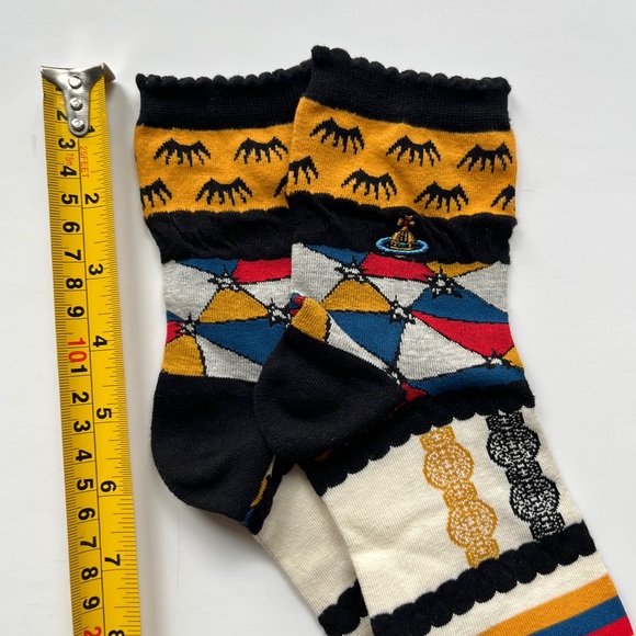Vivienne Westwood Multicolor Patterned Socks - Picture 4 of 5